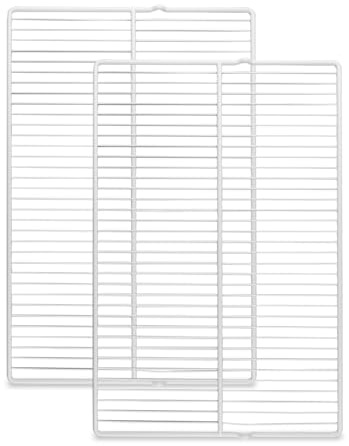 240360908 Refrigerator Wire Shelf Fit for Frigidaire Kenmore White Westinghouse Crosley Gibson, 25 3/7 x 16 1/2 Inch Refrigerator Rack Replace 240360901 240360905 3189137 AP5805565 EAP9492365, 2Pcs