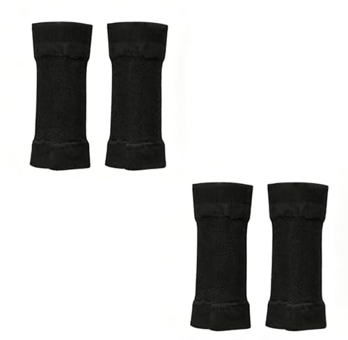 2 Manchons Compression Bras Noir Taille Unique Sport Fitness Gym Run | Tissu respirant leger, couverture tatouage discret, femme homme usage, anti transpiration running, protection solaire