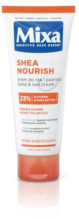 Mixa Crème pour les mains Nutrition Intensive, hydratation prolongée, avec glycérine, peau sèche et très sèche, 100 ml