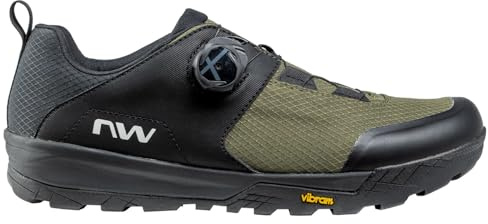 Northwave Rockit - MTB Schuhe Trail All Mountain – Fahrradschuhe mit Explorer Sohle, robuster Konstruktion und starkem Grip, GRÜN 42