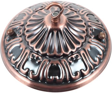 UPKOCH Rosone Per Lampadario Rosone Vintage Kit Rosone Per Soffitto In Ferro Con Gancio Coperchio Della Piastra Della Lampada Parti Della Lampada Per Lampada A Sospensione Da Soffitto
