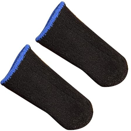Tumhandskar för TV-spel – 2 st kolfiber Ggaming fingerhylsor | Mgc klostrumpor fingerärmar för Gamingg – halkfria fingerhandskar för mobil | anti-svettspelare tumärmar | Mobile Gamingg Stabi
