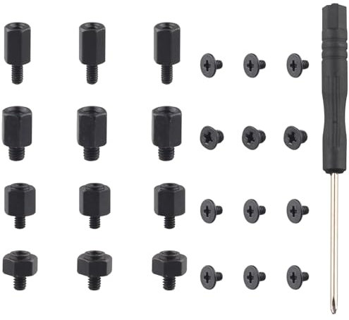 ZDE 24 pezzi Viti per PC Computer Set di Viti M.2 SSD NVMe per Scheda Madre ASUS MSI Gigabyte NGFF Raspberry Pi