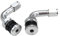 2x Alu Winkelventil 90° Reifen Ventil kompatibel mit Roller Scooter Mofa Moped Motorrad
