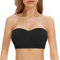 Cavotor Supportive Strapless Bandeau Bra Non-Slip Stay Up Padded (181-Black,L)