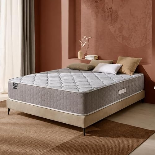 T-ORMU Matelas 140x200 Mémoire de Forme Premium – Fermeté Moyenne-Haute Orthopédique – 7 Zones de Confort – Respirant Hypoallergénique – Hauteur 27 cm – Certifié Oeko-TEX