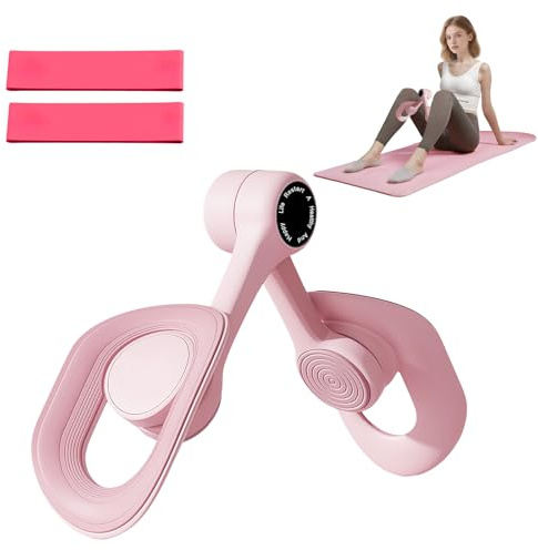 Flintronic Attrezzo Interno Coscia, Attrezzo Interno Coscia, Adjustable Ginnastica Pelvica, Allenatore Per Cosce, Attrezzi Palestra Casa, per Addominali Glutei Cosce Arm Blaster