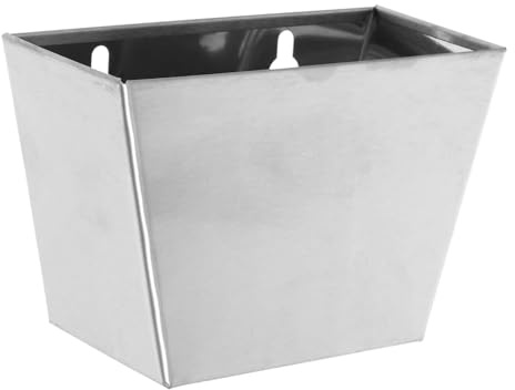 FELTECHELECTR Recipiente para Tapones de Botella Pared de Acero Inoxidable Resistente la con Orificios de Drenaje para Exteriores Recogedor Práctico para Tapas de Cerveza y Refrescos