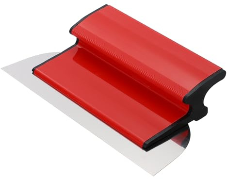 QUARKZMAN 25 cm spatelverktyg, ytspatel set utjämning med Z-handtag för gips, tapeter, mer stor arbetsområde väggdekoration byggverktyg