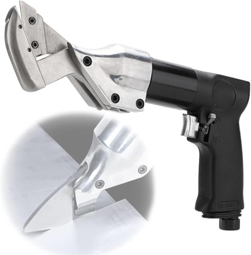2600RPM Industrial Pneumatic Scissors, Cutting Pliers, Air Pressure 6-8kg/cm2, Continuously Variable Transmission, Perforated Vent, For Metal Sheets, Diamond Mesh