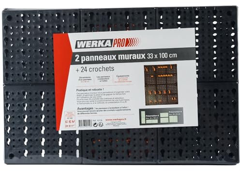 2 panneaux muraux pour outils pinces, tournevis etc ...