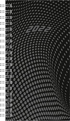rido/idé 7014104902 Taschenkalender 2022, Modell Timing 2 schwarz