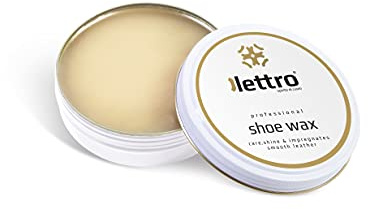 Lettro Shoe Wax, 100ml (3.38 fl. Oz), Professional Quality Polish in Multiple Colours, Exceptional Shine for Smooth Leather Shoes, Bags, Jackets and More, Transparent