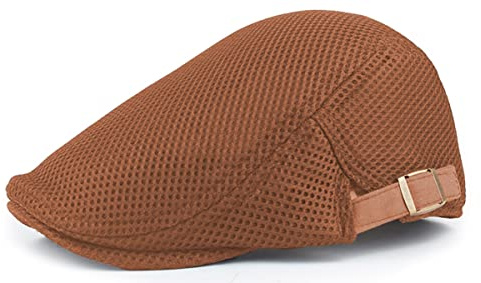 crazy bean Skärmmössa för män, basker Newsboy-keps, unisex, basker, keps, justerbar sportmössa för sommar, BRUN, En Storlek