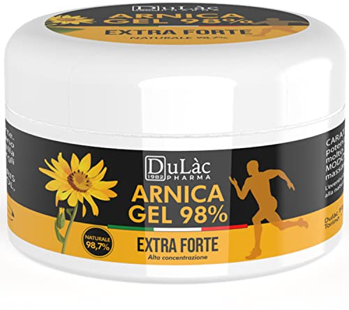 Dulàc - Árnica Gel Extra Fuerte 98%, Acción Intensa y efecto Frio, Ideal para Masajes Musculares y Articulares, Fórmula Natural y Dermatológicamente Probada - 300ml