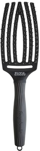 Olivia Garden Fingerbrush Combo Full Black