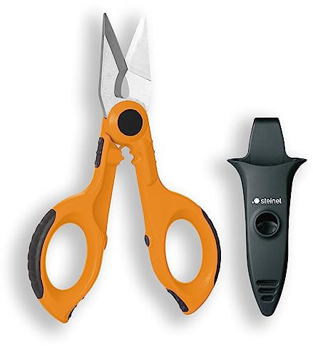 Steinel Kabelschere Multi 1000, 150 mm Kabelschneider Kupfer bis zu 50mm², kleine Drahtschere mit Edelstahl-Klingen, Elektrikerzange