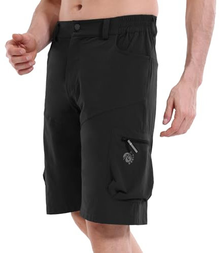 X-TIGER MTB Hose Herren Kurz Mountainbike Hose Fahrradhose Herren MTB Arbeitshosen Outdoor Sport Radhose Herren Kurz MTB Bike Shorts