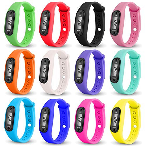 Generico Orologio CONTAPASSI PEDOMETRO Conta Passi Time Calorie Distanza