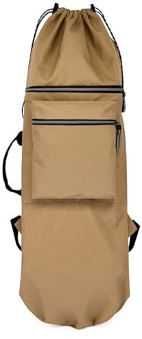 Skateboard Tasche wasserdichte, Longboard Tasche, Skateboard Longboard Tasche, Skateboard Tragetasche Tasche, Longboard wasserdicht Tasche, Skateboard-Rucksack, Tragbare Skateboard Tasche (Gelb)