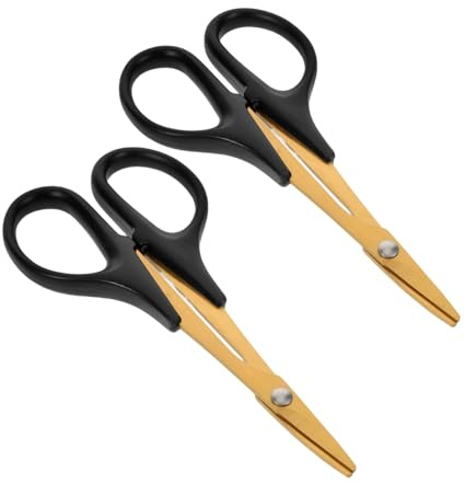 HONITANO 2 Piezas Tijeras para Recorte de Carrocerías RC para Modelismo Bricolaje y Reparaciones Coches y Aviones Radiocontrolados Precisión Ergonómica para Talleres y Aficionados