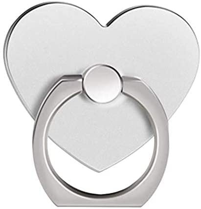 MuStone Soporte para anillo de teléfono móvil, soporte para anillo de teléfono celular, soporte de anillo de teléfono en forma de corazón