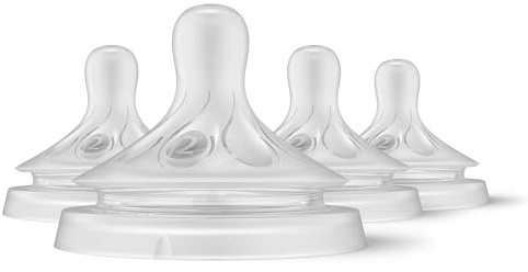 Philips Avent Natural Response Nipple, Slow Flow (Flow 2), 4-Pack, SCY962/04