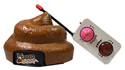 STOBOK Ferngesteuertes Poop-Spielzeug Poop-Rc-Poop-Auto Bewegliches Streichspielzeug Simulations-Hocker-Spielzeug-Poop-Auto Mit Furz-Action-Streich-Trick-Spielzeug Für