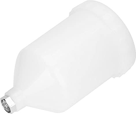 Pistolet de Pulvérisation d'air Pot Cup, 600ml Plastique Spray Paint Gun Cup Connecteur fileté en Acier Inoxydable Partie Outils à Main Accessoires, Pulvérisateurs de Peinture