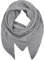 TMK Weiches und leichtes Unisex-Dreieckstuch aus 100% Baumwolle cod.9485 (Vintage, Mittelgrau)