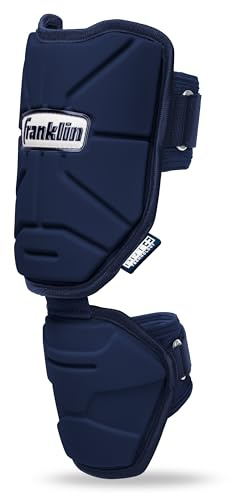 Franklin Sports Baseball Elbow Guard - PRT Series Adult Baseball + Softball Shield for Batting - Protective Elbow + Forearm Pad - Right + Left Hand Hitters - Navy - One Size - Adult