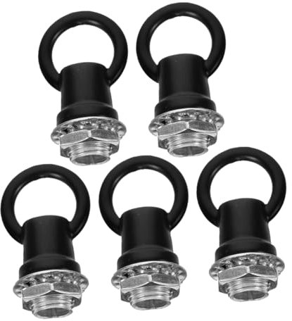 PRETYZOOM Lot De 5 Crochets En Métal M10 Suspendre De Luminaire Support Robuste Pour Plafonniers Noir Accessoires Diy Capacité De Charge Élevée