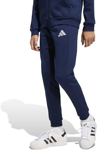 adidas Unisex Kids Entrada26 Sweat Kids Pants, Team Navy Blue 2/White, 15-16 Years