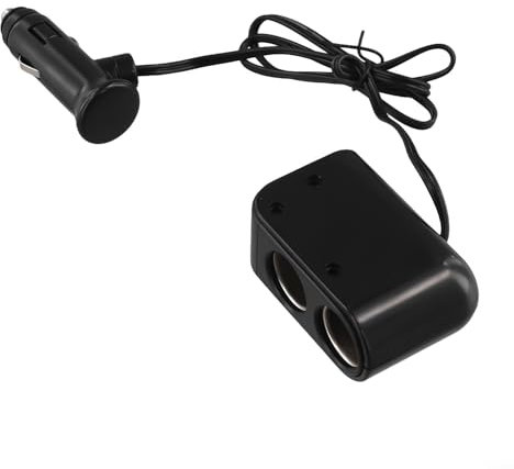 Pumixiy Car Cigarette-Lighter Splitter, Dual USB Car Charger Socket Adapter DC 12V-24V Multi Socket Power Outlet With 60W Output Cigarette-Lighter Splitter For GPS Smartphone