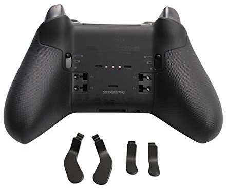 SHEAWA 4-in-1 Metal Paddles Hair Triggers Extension Keys for Xbox One Elite/ Elite 2 Controller