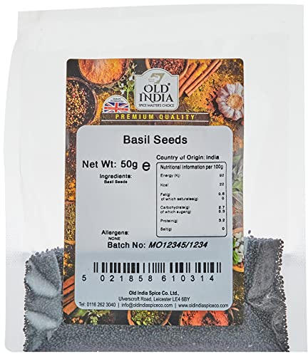 Old India Basil Seeds 50g