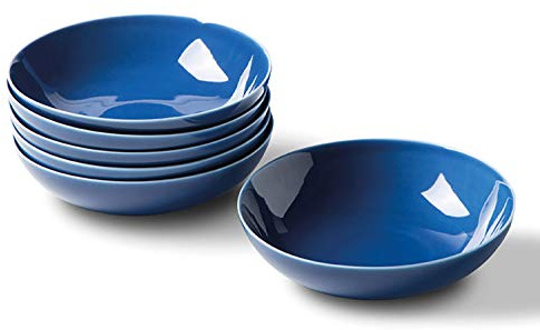 Set BOWLS - PIATTI FONDI Botanic Blu