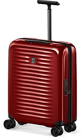 Victorinox Airox Global Hardside Carry-On, Handgepäckkoffer Klein, Trolley, Leicht, Damen/Herren, 55 x 40 x 20 cm, 33 Liter, Rot