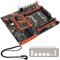 ciciglow Placa Base DDR4, Placa Base de Computadora LGA 2011 3 CPU Máximo 128G, Chip de Audio de 6 Canales, para E5 V3/V4, para Serie I7 58xx/68xx, Tarjeta de Red Inalámbrica