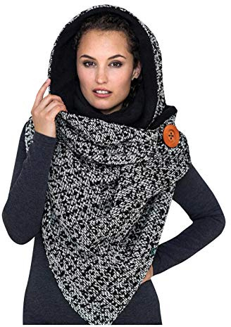 pvucpot Écharpe Femme Mode Chic Foulards Châles Écharpe Chale Femme Wrap Écharpes Châles Couleur Unie Écharpe Chaud Rétro Automne Hiver Écharpe Chaude Décontracté