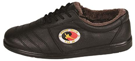 Martial Art Shoes for Women, Lightweight Chinese Traditional Tai-Chi Wu Shu Walking Shoes Casual Warm Kung Fu Sneakers,Black,7