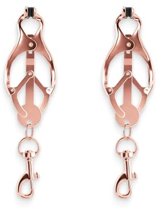 NS Novelties Bound Pinzas para pezones C3 Rose Gold 14 cm