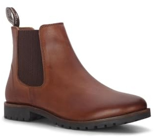 Hoggs of Fife LADIES JODHPUR DEALER BOOT ANTIQUE TAN - Full grain leather upper, lined