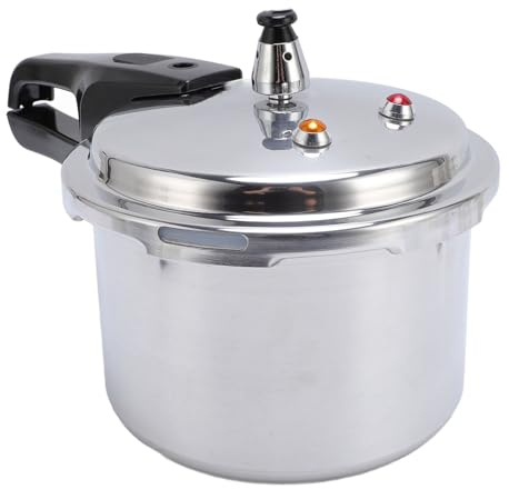 Pentola a pressione in lega di alluminio a prova di esplosione, grande capacità, pentola a pressione per conserve (22 cm/5 L)