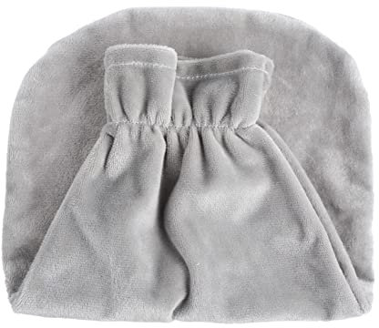 DEARMAMY Housse Bouillotte Moelleux Gris Protection Amovible Et Lavable Pour Poche à Eau Chaude Chauffe-mains Pratique Et Réutilisable Pour Hiver