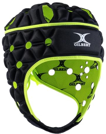 Gilbert, Casco Unisex-Adulto, nero/verde, XL