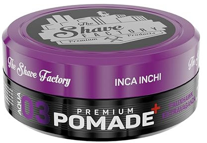 The Shave Factory Pomata Premium 150ml 03 Fauxhawk Extravaganza con Inca Inchi Extra Hold Extra Shine