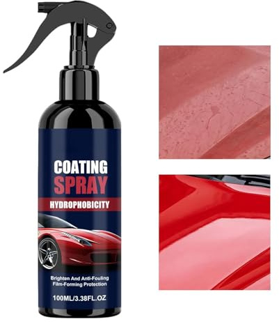 Agente de Revestimiento de Efecto Rápido - 100ml Hidrofóbico Restaurador De Larga Duración - Spray de Recubrimiento para Coches sin Agua | Para Sedán Camión Autocaravana Motocicleta Scooter ATV Taller