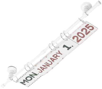 NUOBESTY Calendrier Magnétique Classe avec Fournitures de Calendrier pour Enseignants, Design Boho, Pages à Retournement Fluide Rentrée Scolaire en École Primaire
