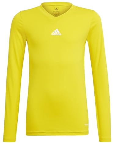 adidas pojkar Team Base Youth Shirt, team yellow, 5-6 Years